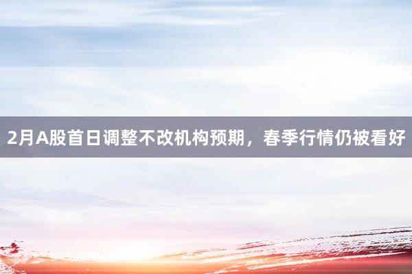 2月A股首日调整不改机构预期，春季行情仍被看好