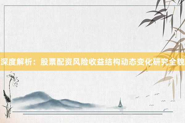 深度解析：股票配资风险收益结构动态变化研究全貌